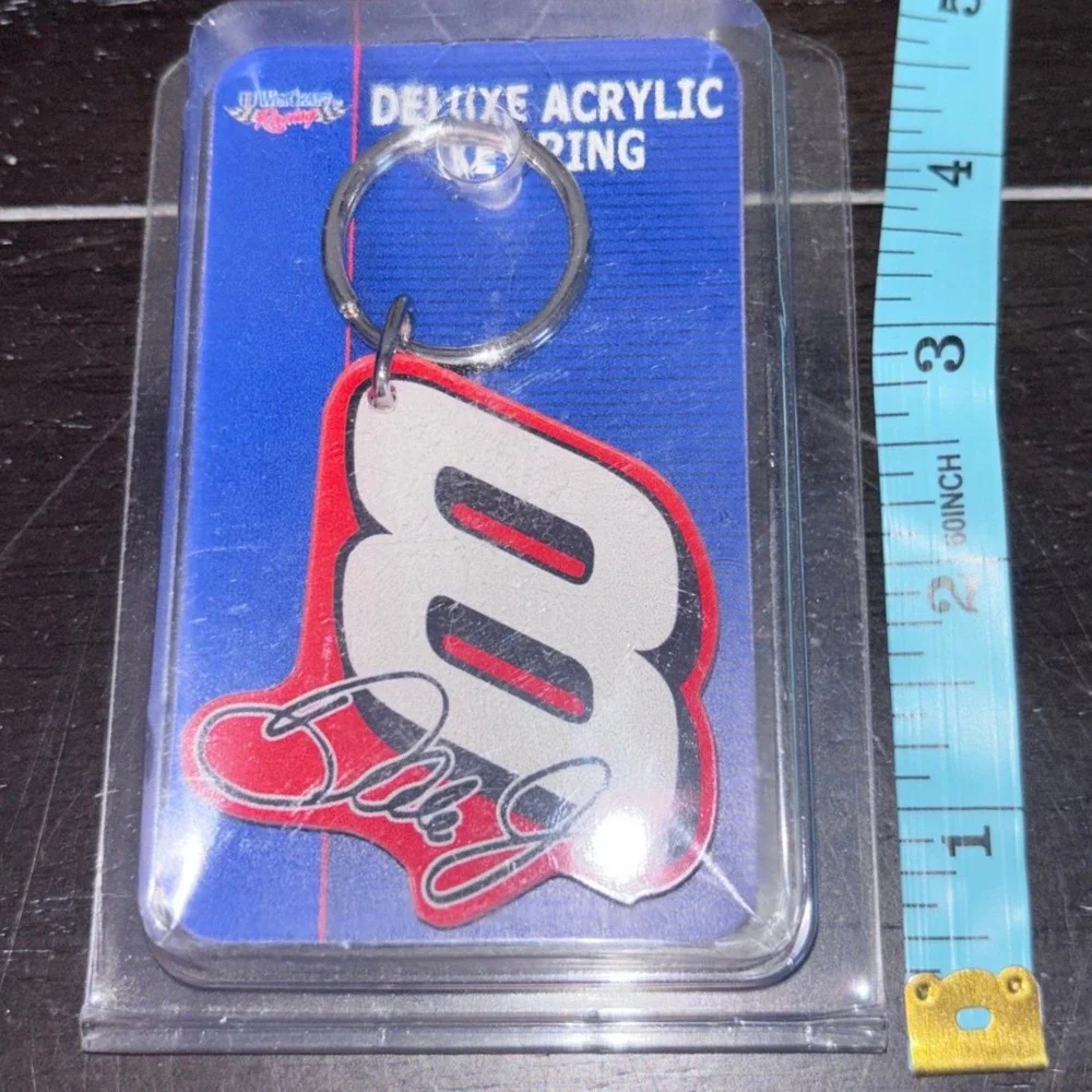 Dale Earnhardt Jr 8 |‎ Deluxe Acrylic Key Ring | WinCraft Racing | NASCAR | NEW
